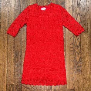 Cat & Jack Red Lace Kids Dress